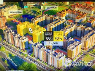 1-к квартира, 47 м², 1/10 эт.