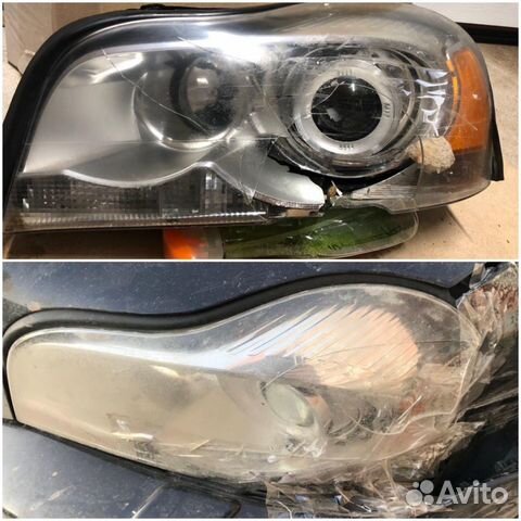 Фары volvo XC90, замена линз, ремонт Фары volvo XC90, замена линз, ремонт