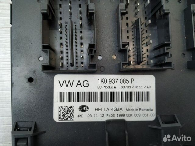 Блок комфорта 1K0937085P Skoda Octavia (A5 1Z) 200