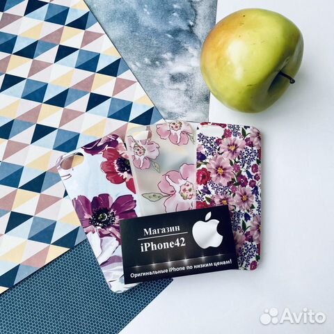 Чехол с цветочным принтом на iPhone 5 / 5S / SE
