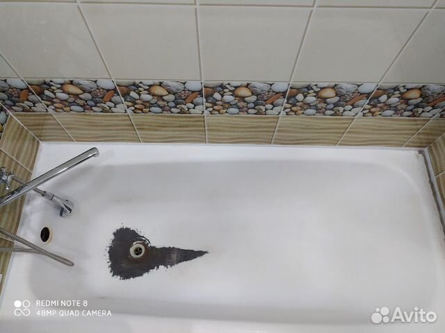 Реставрация ванн жидким акрилом,методом налива