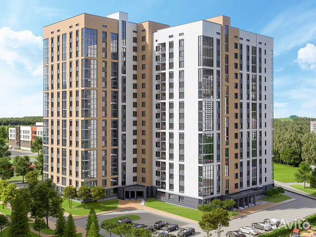 2-к квартира, 64.4 м², 3/17 эт.