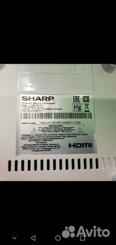 Телевизор sharp