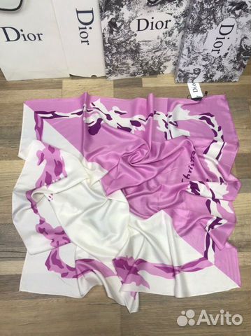 Новый женский шёлковый платок Dior Новый женский шёлковый платок Dior