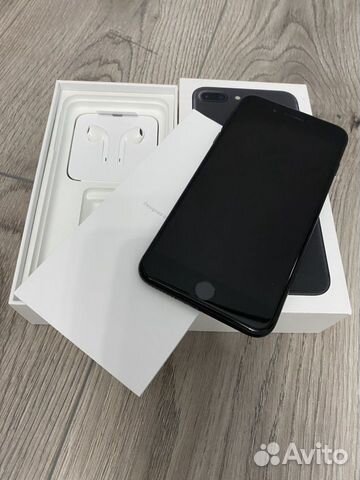 Телефон iPhone 7 Plus 128 GB чёрный Телефон iPhone 7 Plus 128 GB чёрный