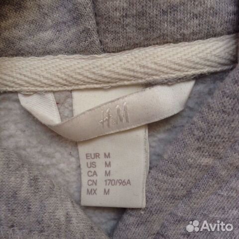 Кофта H&M худи толстовка размер S M с нашивками