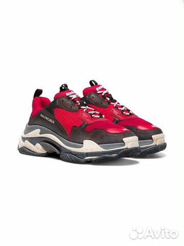 Кроссовки Balenciaga triple s Red Кроссовки Balenciaga triple s Red