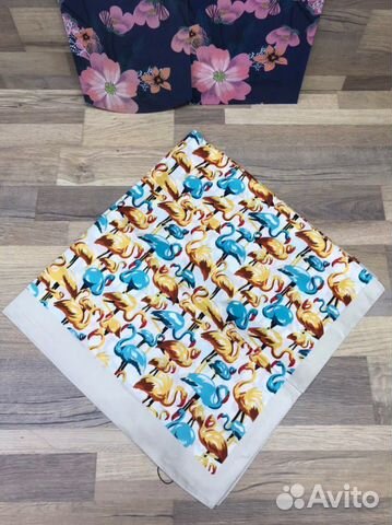 Новый женский шёлковый платок Gold Kashkha