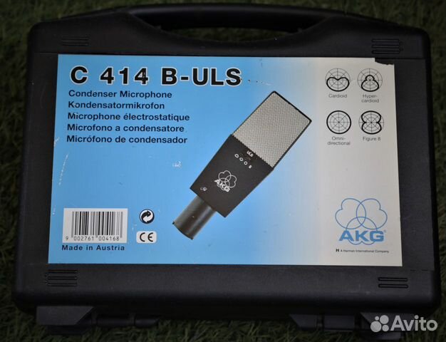 Студийный конденсаторный микрофон AKG C414 Студийный конденсаторный микрофон AKG C414