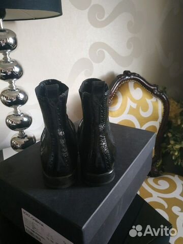 Ботинки черные челси Dolce & Gabbana оригинал