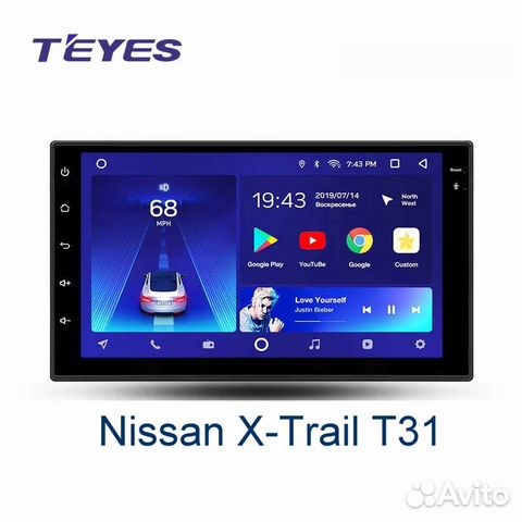 Магнитола X-Trail T31 Ниссан Teyes CC2L 2/32 2Din