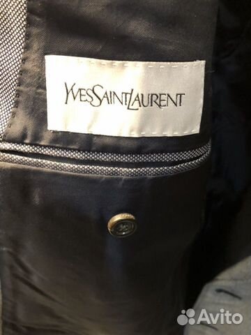 Пиджак YSL, dolce gabbana, gucci, оригинал хлопок Пиджак YSL, dolce gabbana, gucci, оригинал хлопок