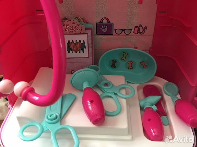 Barbie ветеринарный чемодан Barbie ветеринарный чемодан