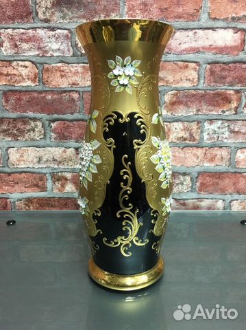 Настольная ваза bohemia
