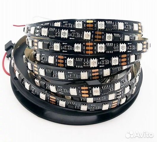 Адресная светодиодная лента WS2811, 2812b бегущая