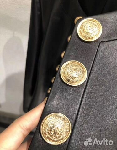 Куртка Balmain кожаная