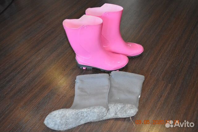 Сапоги резиновые детские р. 32-33