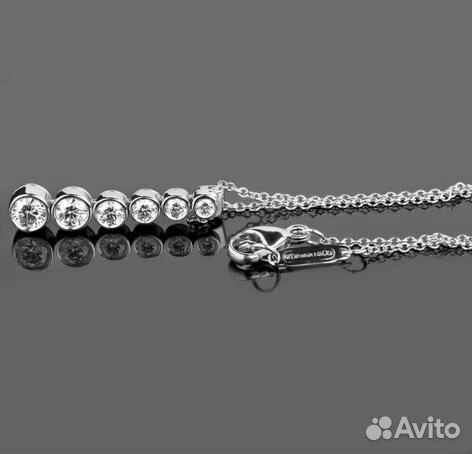 Золотое колье Tiffany с брил. 0.5 ct Золотое колье Tiffany с брил. 0.5 ct