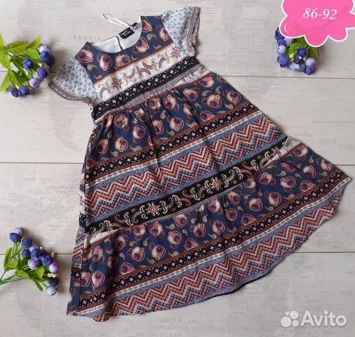 Летнее платье миди