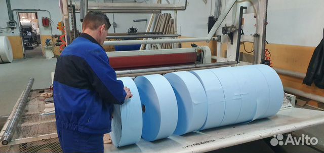 Услуги резки/нарезки рулонов спанбонд, смс и др Услуги резки/нарезки рулонов спанбонд, смс и др