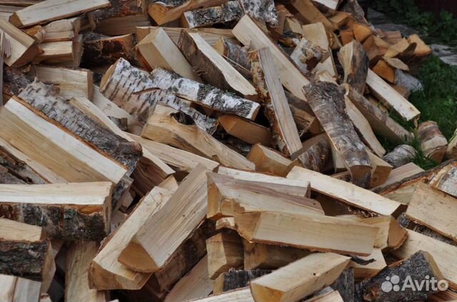 Дрова колотые берёза дуб