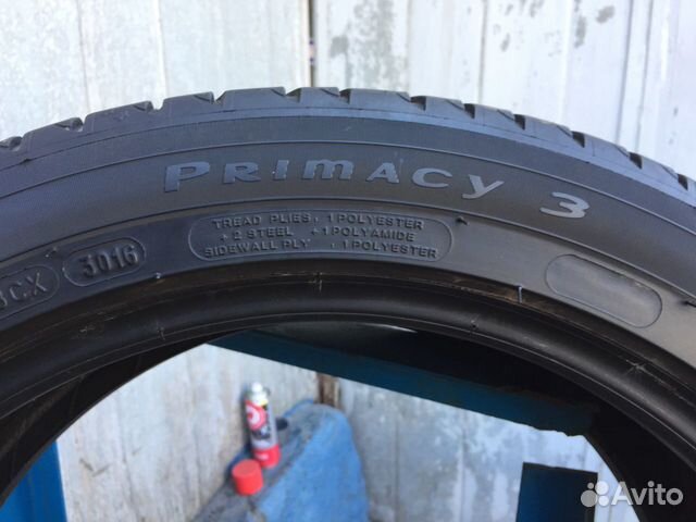 Пара 225/45/17 Michelin primacy3 91w DB
