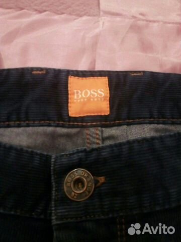 Джинсы вельветовые синие hugo boss Джинсы вельветовые синие hugo boss