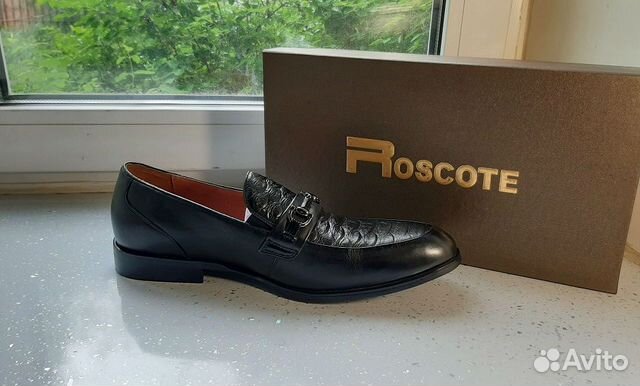 Туфли мужские новые кожаные лоферы Италия Roscote Туфли мужские новые кожаные лоферы Италия Roscote