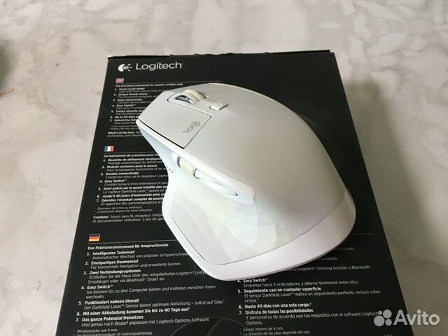 Мышь Logitech MX Master 2S light Grey Bluetooth Мышь Logitech MX Master 2S light Grey Bluetooth