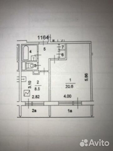 1-к квартира, 38.7 м², 5/12 эт.