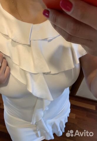 Платье Valentino обтягивающее Белое Платье Valentino обтягивающее Белое