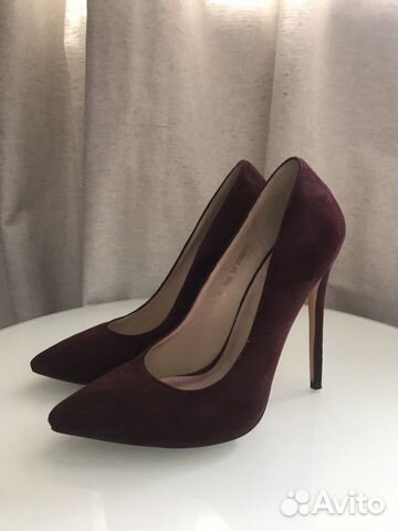 Туфли замшевые