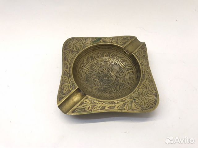 А721 винтажная индийская пепельница