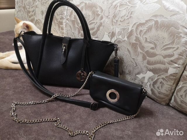 Сумка Furla и клатч Mango за Сумка Furla и клатч Mango за
