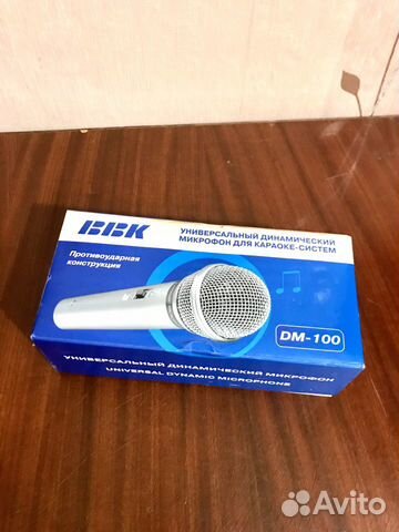 Микрофон для караоке BBK DM-100 Микрофон для караоке BBK DM-100