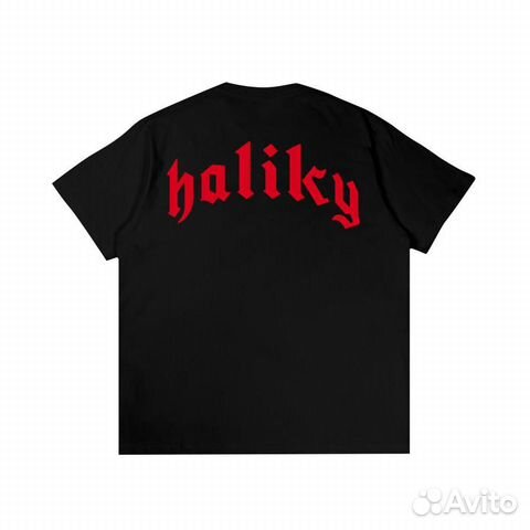 Haliky black/RED gothic TEE Haliky black/RED gothic TEE
