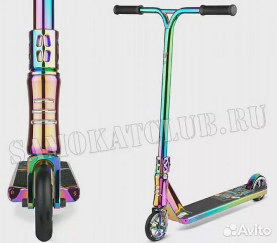 Трюковой самокат FOX PRO V-tech NEO chrome