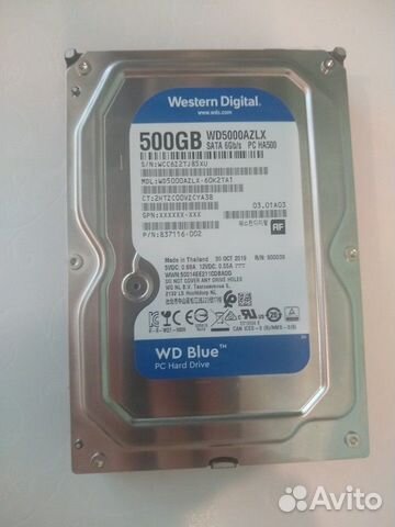 Жёсткий диск Western Digital 500GB Жёсткий диск Western Digital 500GB