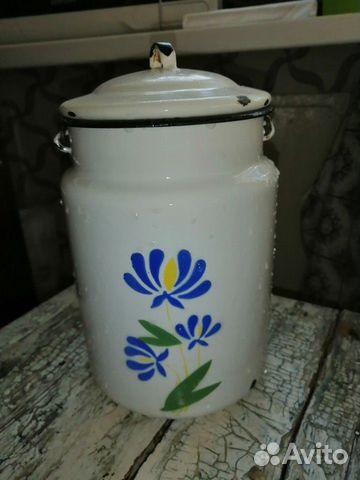 Бидон эмалированный