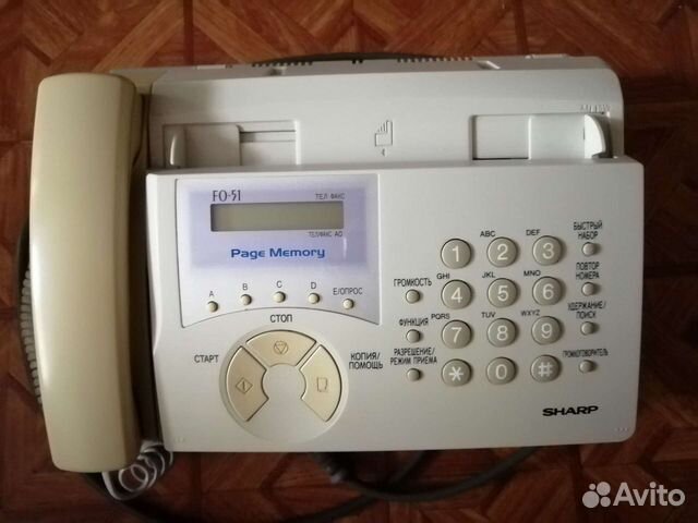 Телефон, факс, копир Sharp