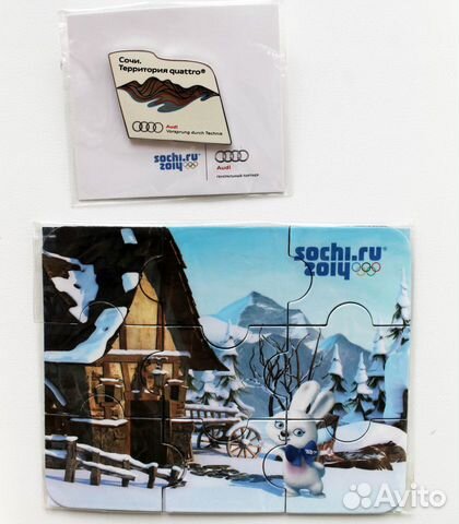 Олимпиада Сочи: значок и магнит