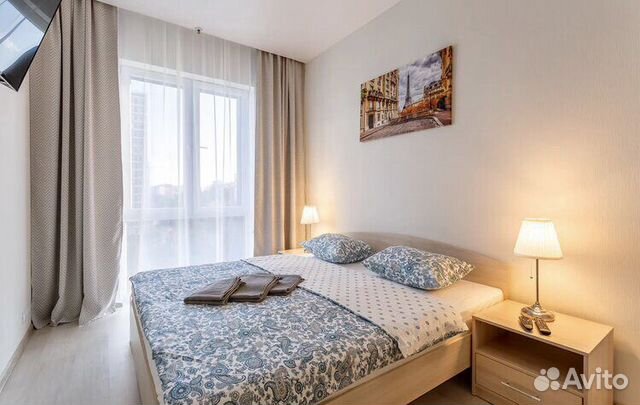 

1-к. квартира, 40 м², 2 кровати