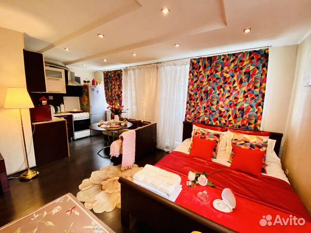 

Квартира-студия, 34 м², 2 кровати