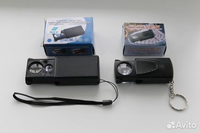 Лупа Выдвижная с Подсветкой 30х-60х 