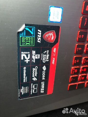 MSI GV72, asus FX753 core I5 7300HQ+GeForce 1050
