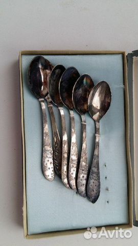 Ложки чайные мельхиор СССР