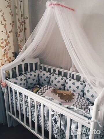 Бортики в детскую кроватку