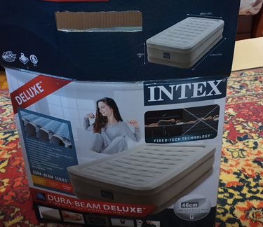 Надувная кровать 99х191х46 Ultra Plush встр.насос