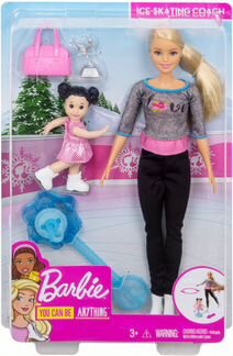 Новая Barbie тренер по фигурному катанию от Mattel