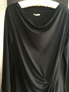 Платье чёрное, трикотажное